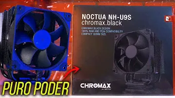 MEJOR DISIPADOR TAMAÑO PEQUEÑO? 😱​ NOCTUA NH-U9S CHROMAX BLACK