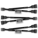 Разветвитель Noctua 4-pin - 2x 4-pin PWM, Noctua NA-SYC1 Chromax Black, 3 шт. (NA-SYC1.BLACK)
