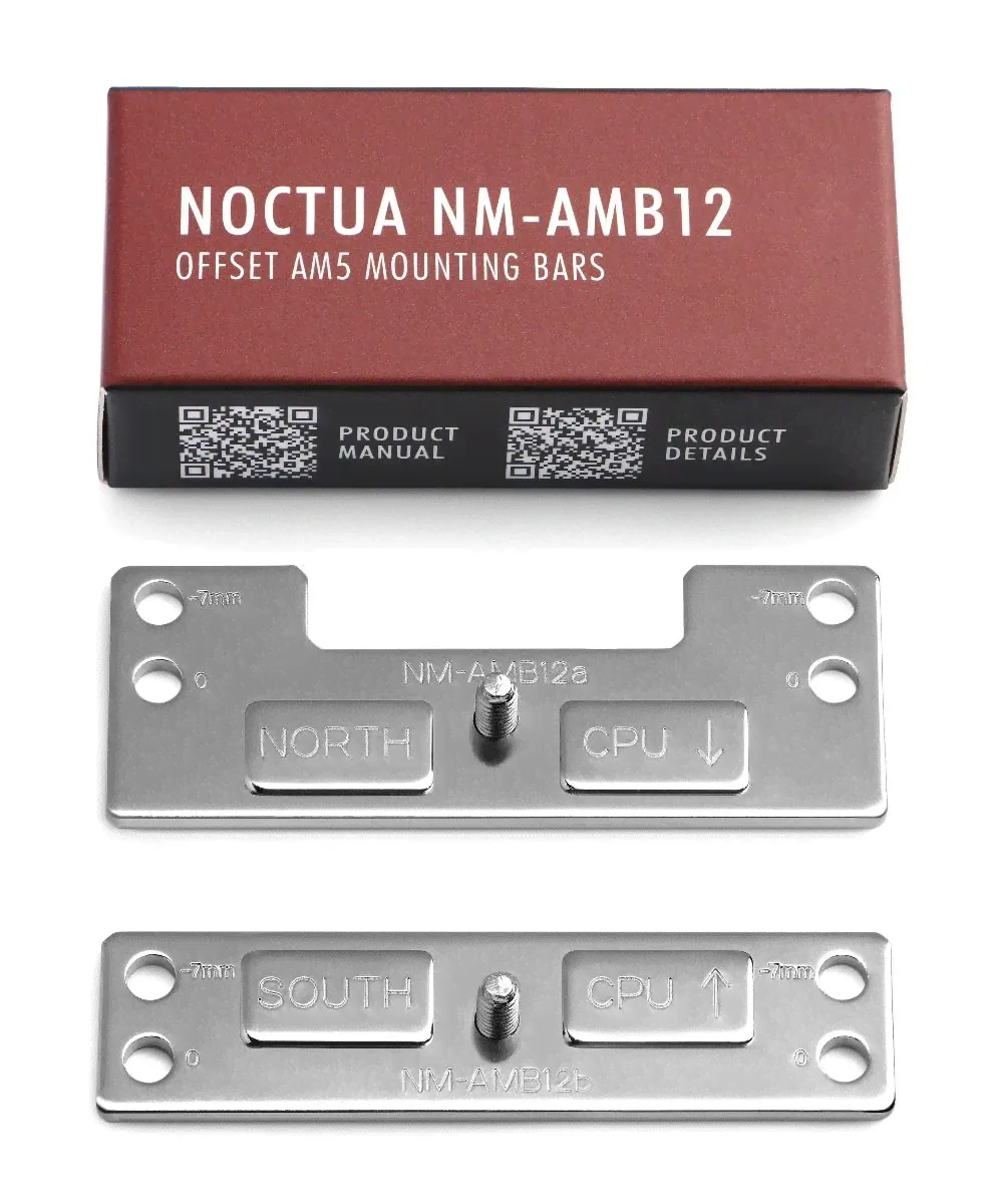 Монтажные стержни со смещением радиатора AM5/AM4 Noctua NM-AMB12