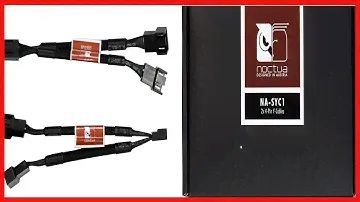 Noctua NA-SYC1, 4 Pin Y-Cables for PC Fans (Black)