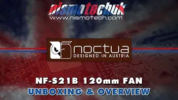 Noctua NF-S12B 120mm Fan {Unboxing}